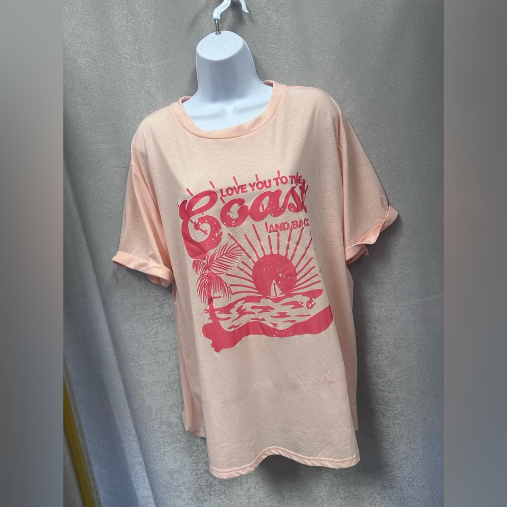 Love you to the coast and back graphic shirt